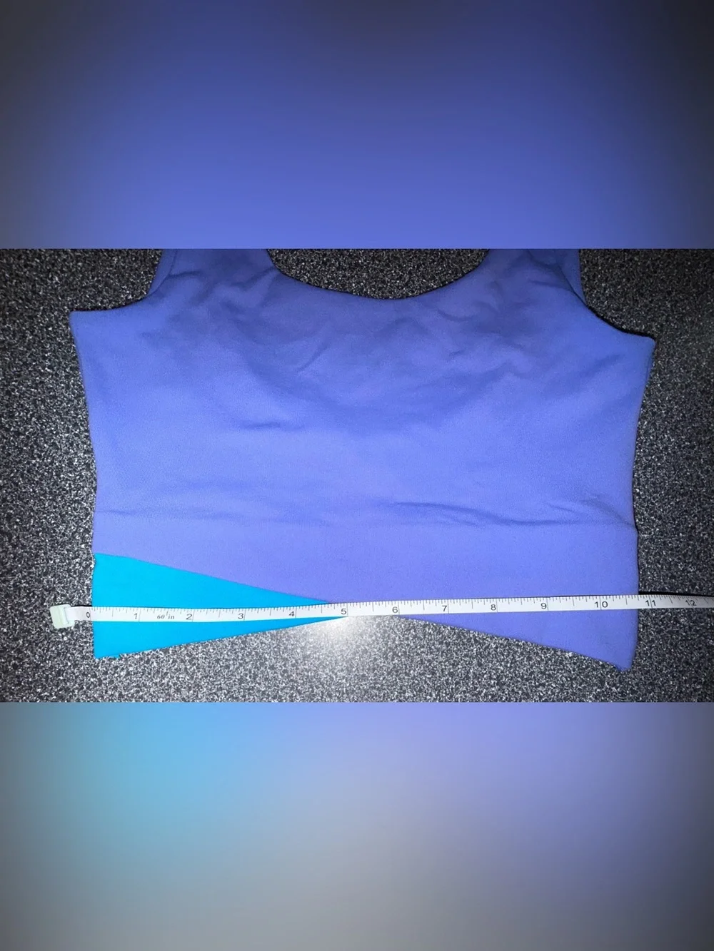 Honeycutt 2 Piece Dance Set Bra Top and Shorts Purple/Teal Size XXS Adult